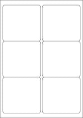 ValueX Multipurpose Label 99.1x93.1mm 6 Per A4 Sheet White (Pack 600 Labels) - 15208SM